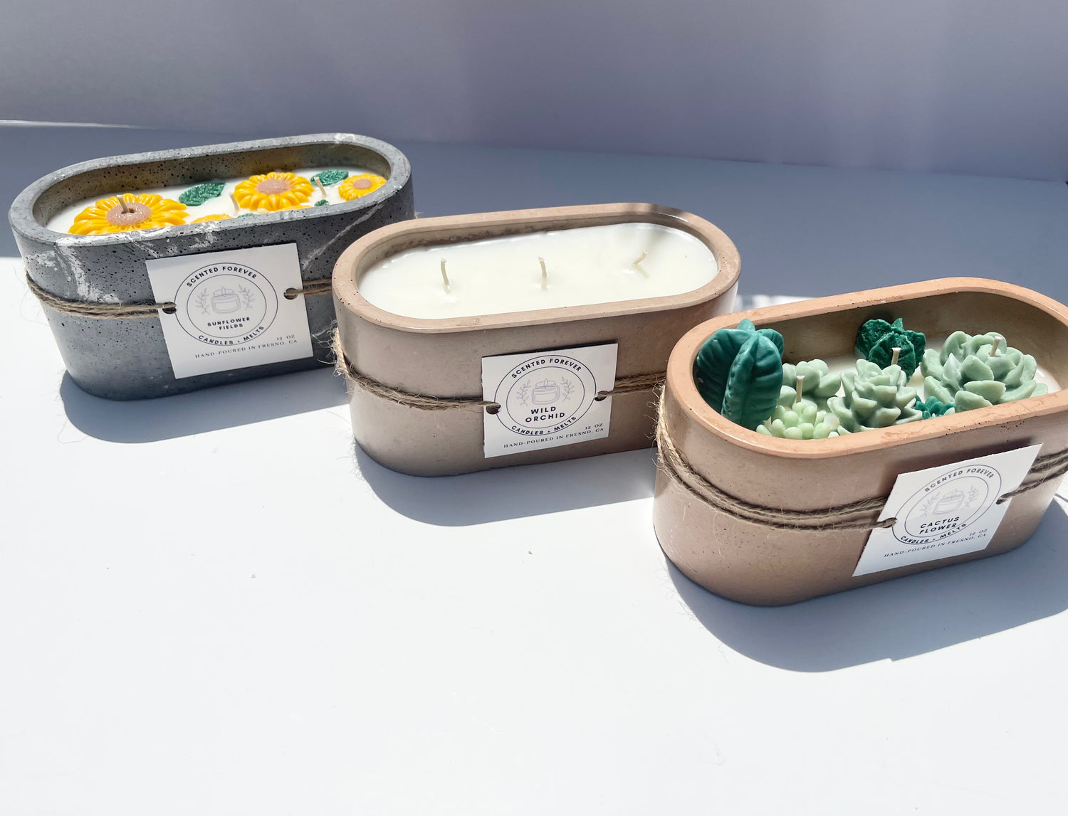 Cement Candles Collection