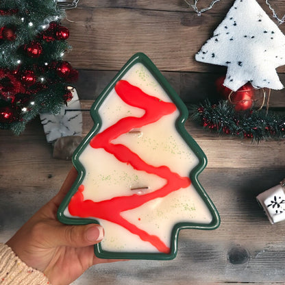 Christmas Tree Cake Candle